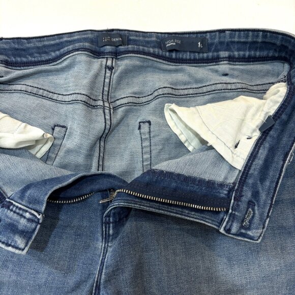 J. Jill Denim High Rise Cropped Capri Stretch Jeans - Picture 4 of 14